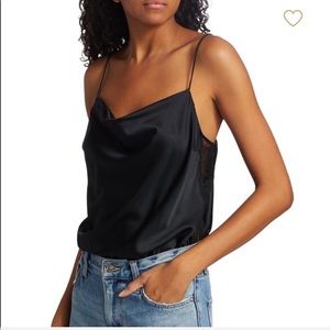 NWOT CAMI NYC Auntie Cowl Neck Body Suit, L